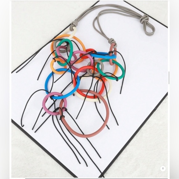 ✨NEW Bohemian Unique Colorful Statement Necklace - Picture 6 of 8